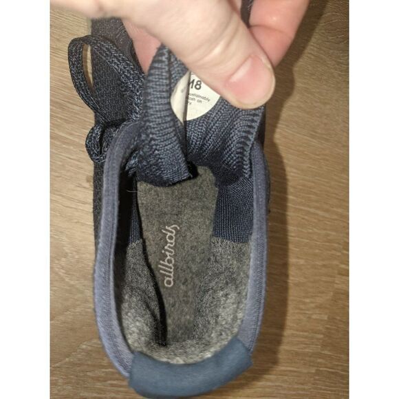 Allbirds Tree Toppers High Tops Men's Size 8 Classic Marine Navy Blue White - Picture 6 of 15